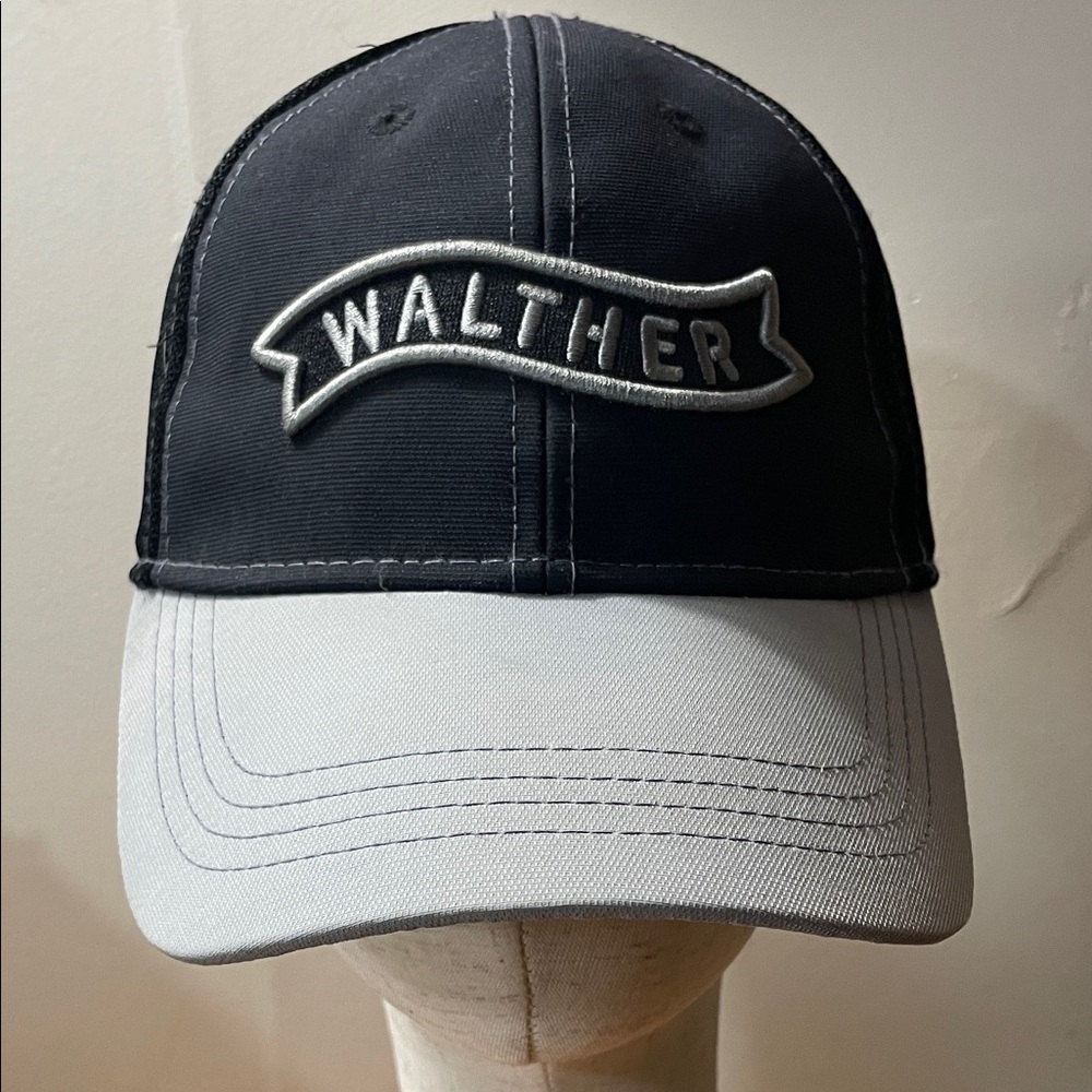 Walter Two-Tone Black and Light Gray Men's Baseball Cap